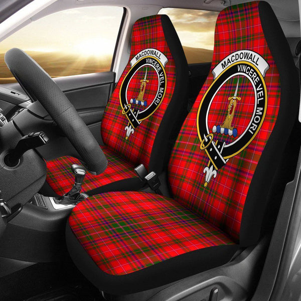 MacDowall (of Garthland) Clan Badge Classic Tartan Car Seat Cover