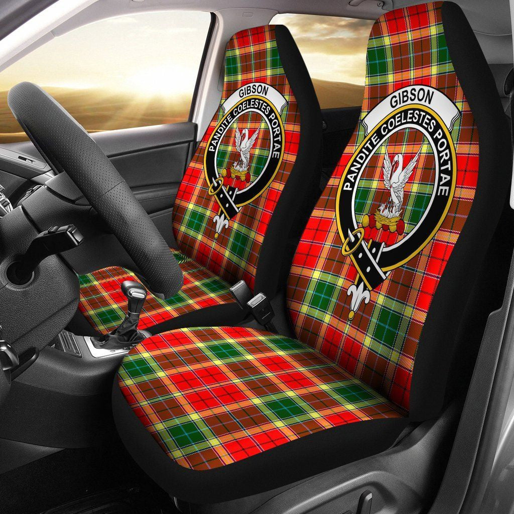 Gibbs Clan Badge Classic Tartan Car Seat Cover