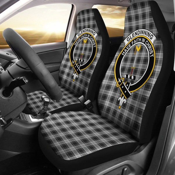 Glendinning Clan Badge Classic Tartan Car Seat Cover