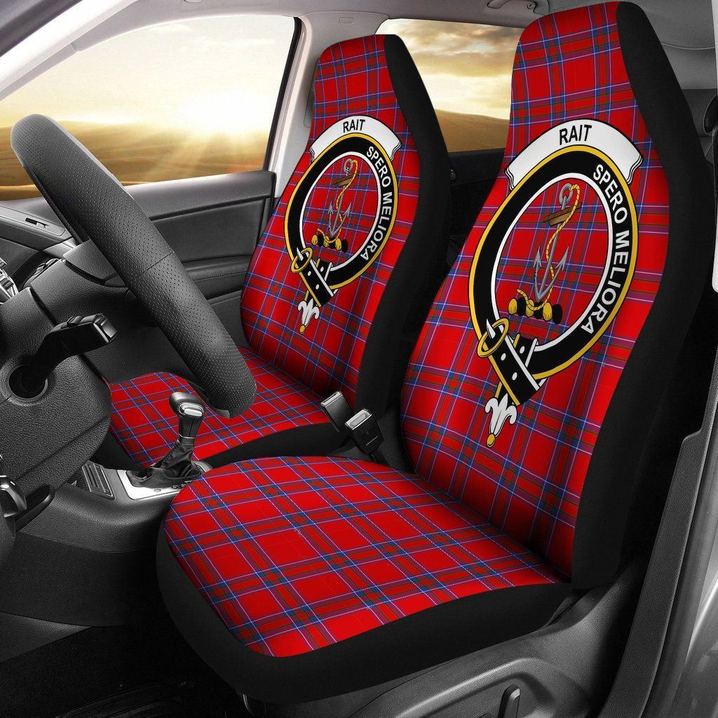 Rait Inverness Clan Badge Classic Tartan Car Seat Cover