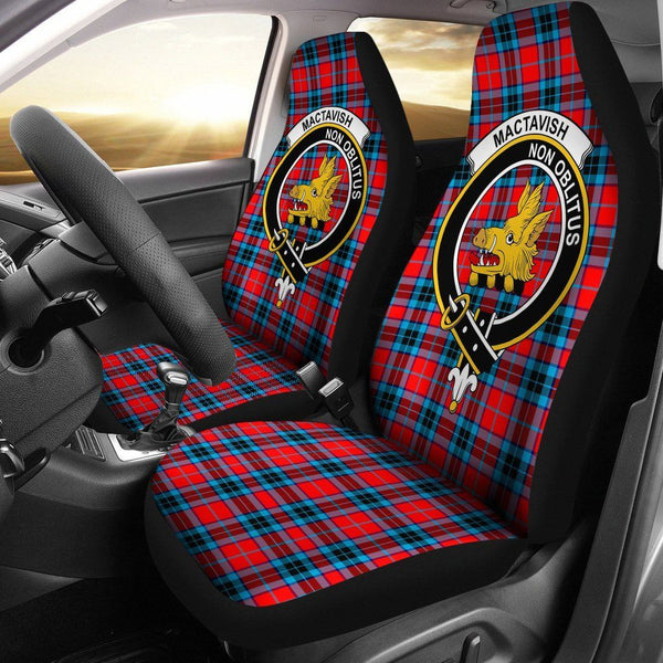 MacTavish Clan Badge Classic Tartan Car Seat Cover