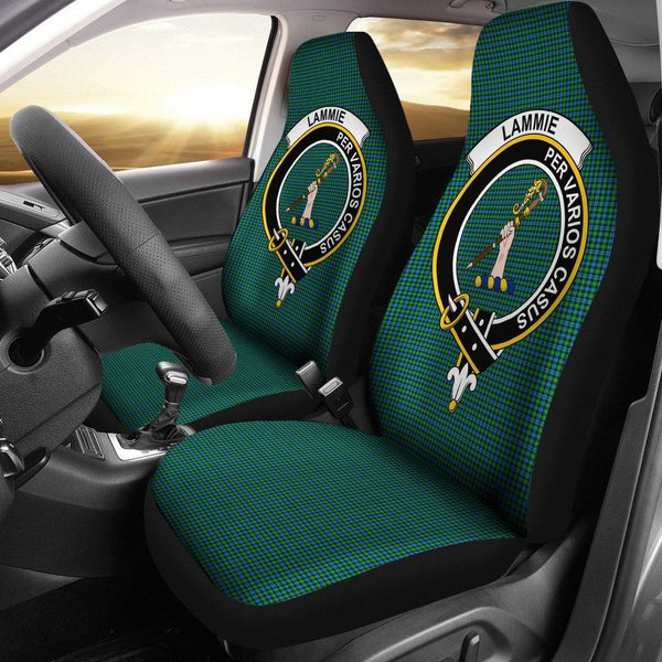 Lammie Clan Badge Classic Tartan Car Seat Cover