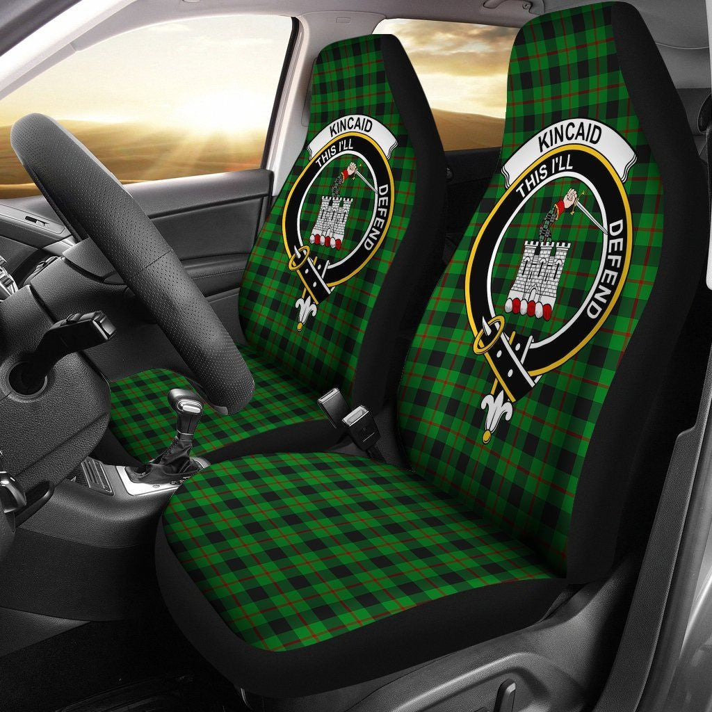 Kincaid Clan Badge Classic Tartan Car Seat Cover