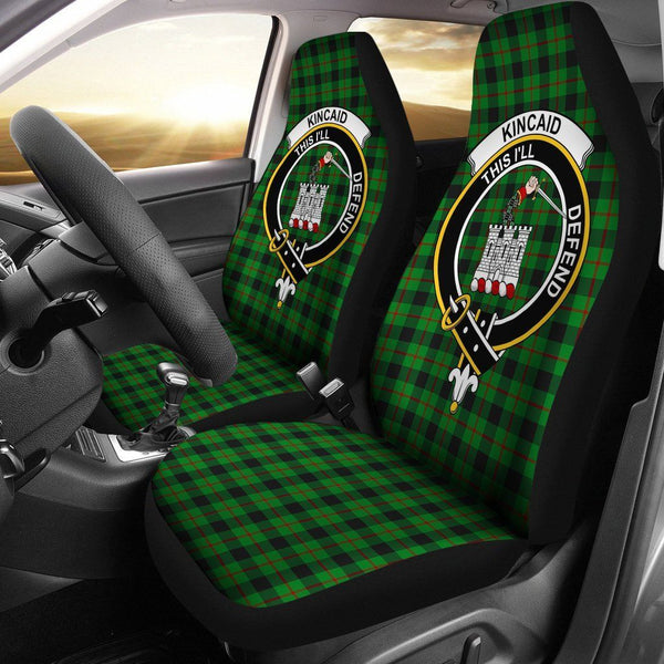 Kincaid Clan Badge Classic Tartan Car Seat Cover