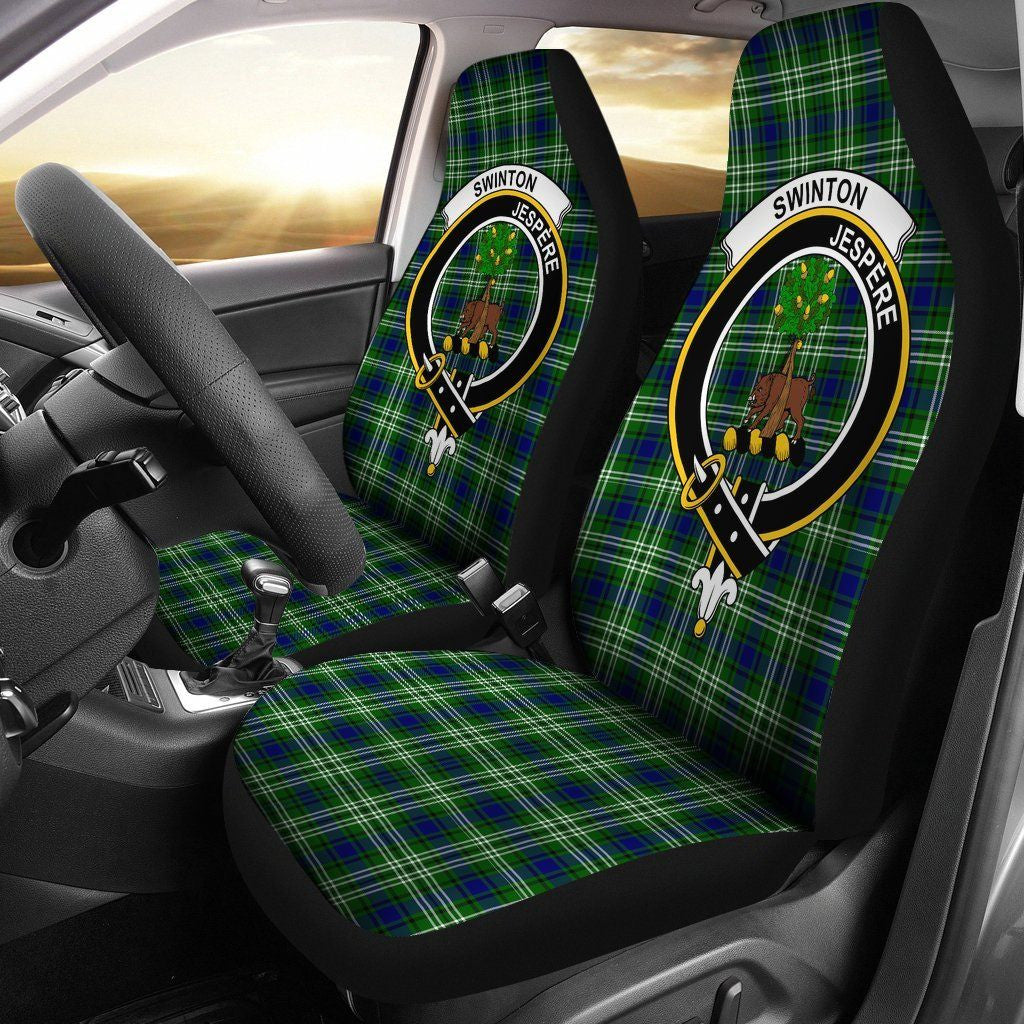 Swinton (Tweedside) Clan Badge Classic Tartan Car Seat Cover