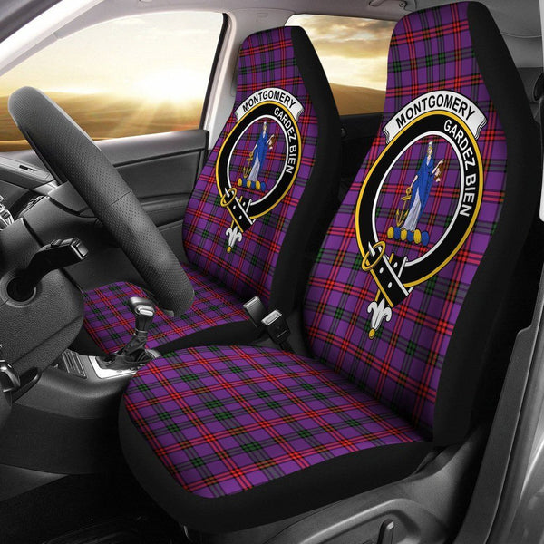 Montgomery Clan Badge Classic Tartan Car Seat Cover