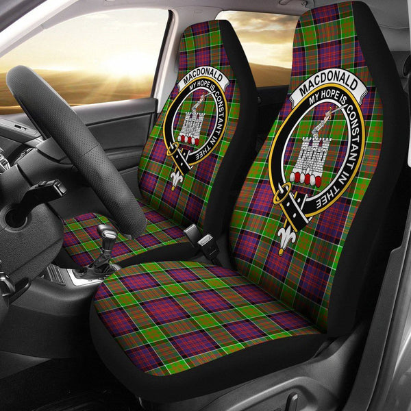 MacDonald of Clanranald Clan Badge Classic Tartan Car Seat Cover