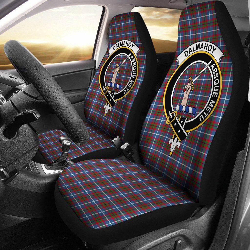 Dalmahoy Clan Badge Classic Tartan Car Seat Cover