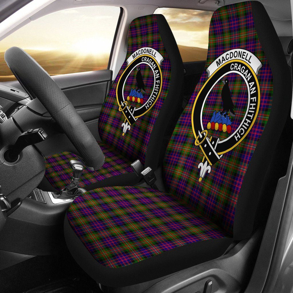 MacDonnell of Glengarry Clan Badge Classic Tartan Car Seat Cover