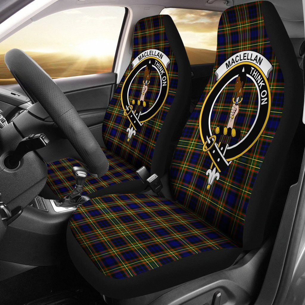 MacLellan Clan Badge Classic Tartan Car Seat Cover