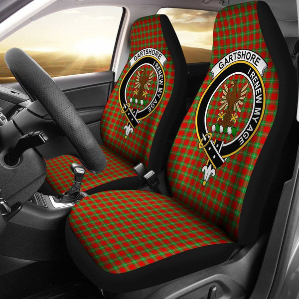 Gartshore Clan Badge Classic Tartan Car Seat Cover