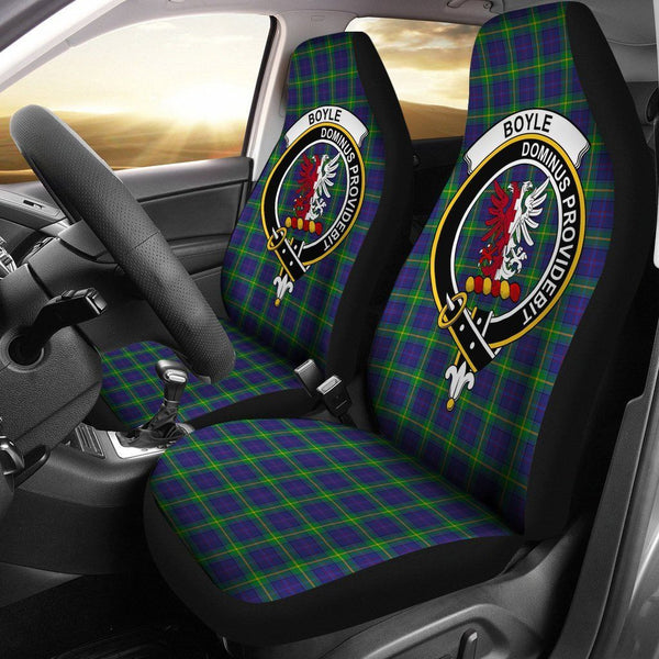 Boyle Clan Badge Classic Tartan Car Seat Cover