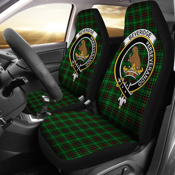 Beveridge Clan Badge Classic Tartan Car Seat Cover