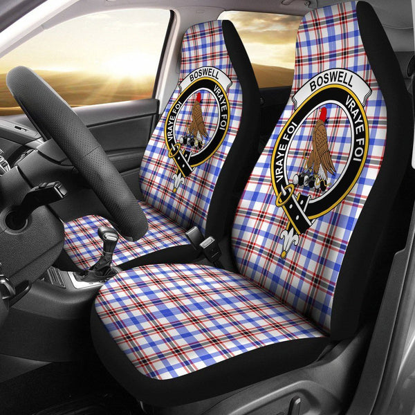 Boswell Clan Badge Classic Tartan Car Seat Cover