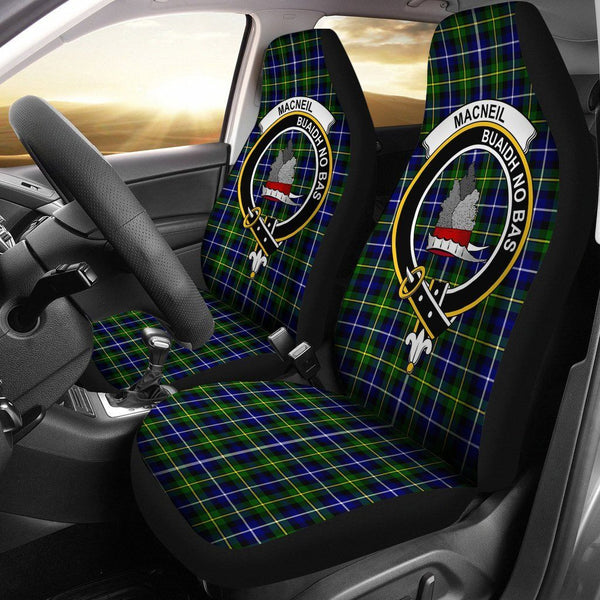 MacNeil (of Barra) Clan Badge Classic Tartan Car Seat Cover