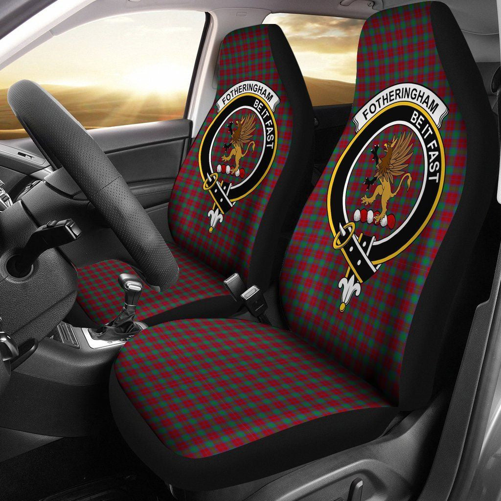 Fotheringham Clan Badge Classic Tartan Car Seat Cover