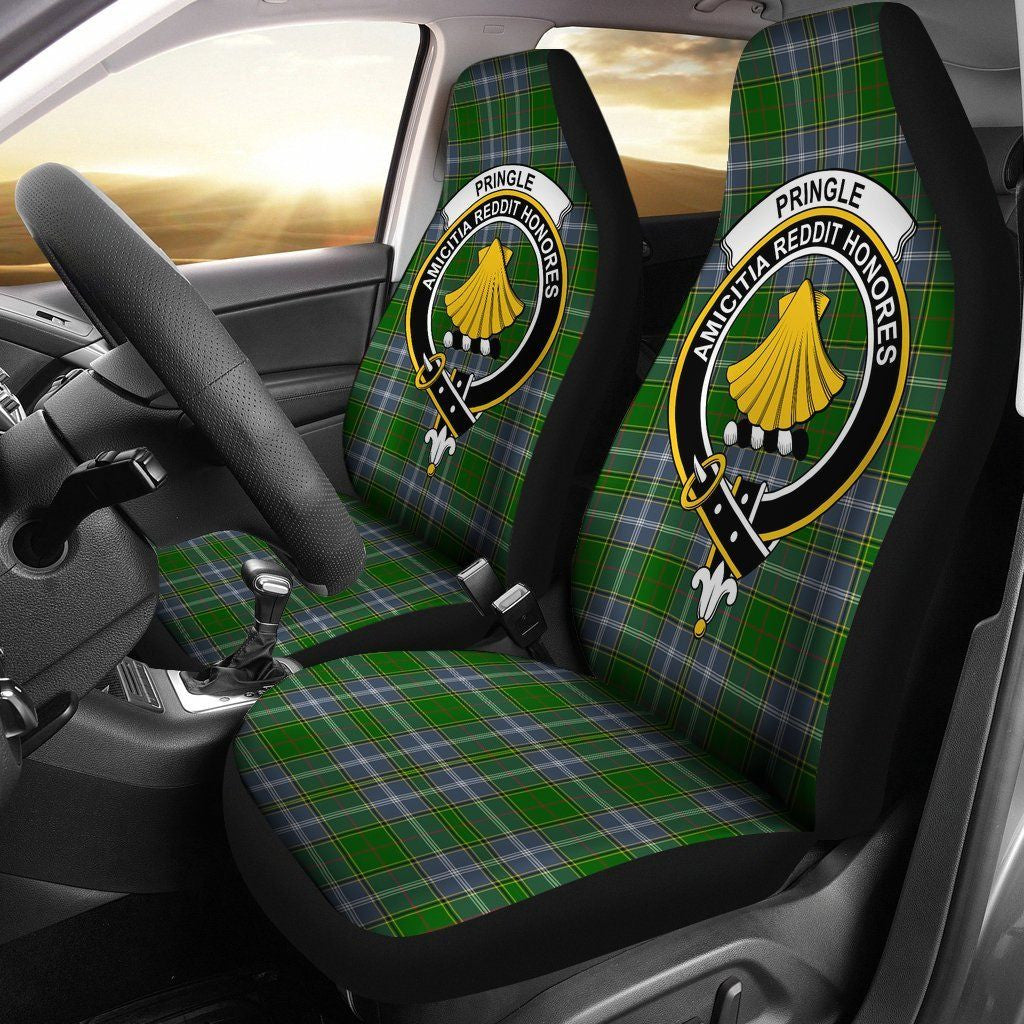 Pringle Clan Badge Classic Tartan Car Seat Cover