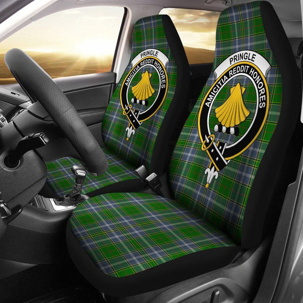 Pringle Clan Badge Classic Tartan Car Seat Cover