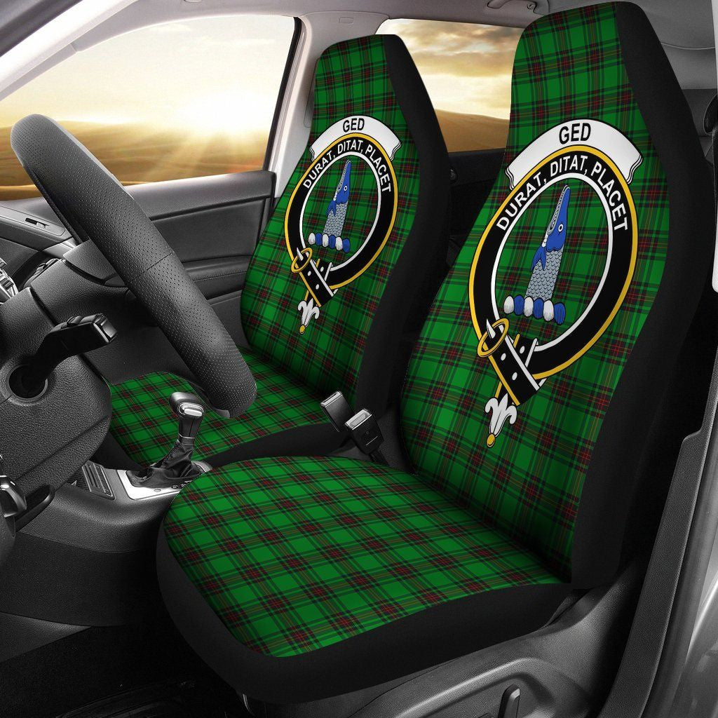 Ged Clan Badge Classic Tartan Car Seat Cover