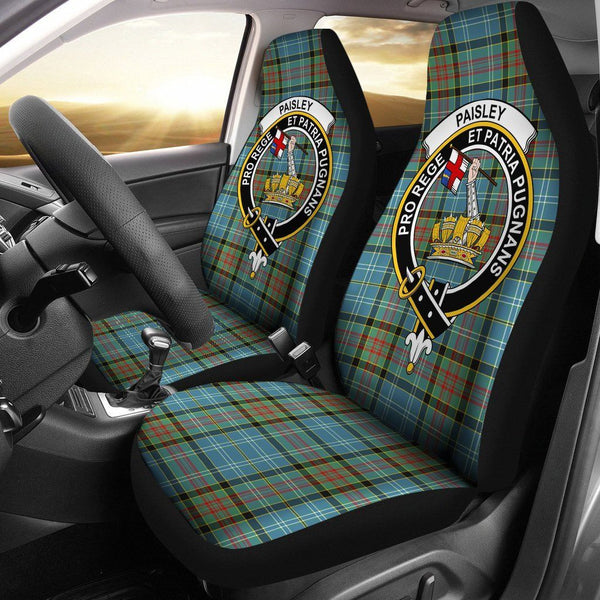 Paisley District Clan Badge Classic Tartan Car Seat Cover