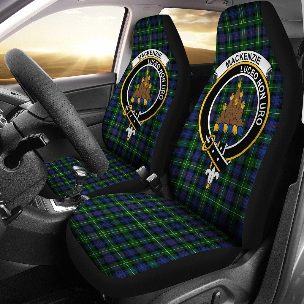 MacKenzie Clan Badge Classic Tartan Car Seat Cover