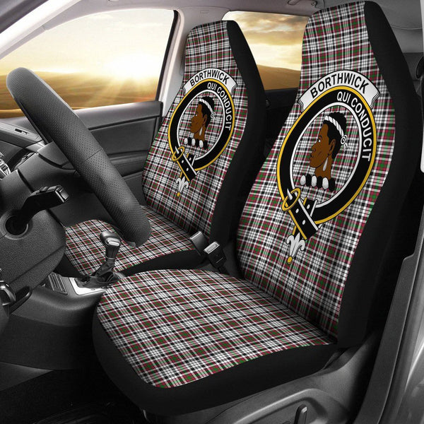 Borthwick Clan Badge Classic Tartan Car Seat Cover