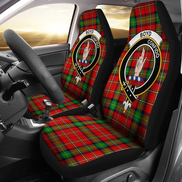 Boyd Clan Badge Classic Tartan Car Seat Cover