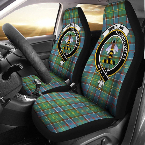 Whitelaw Clan Badge Classic Tartan Car Seat Cover