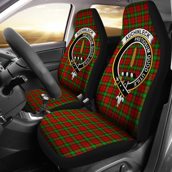 Auchinleck Clan Badge Classic Tartan Car Seat Cover