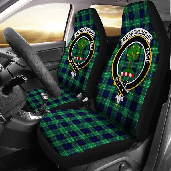 Abercrombie Clan Badge Classic Tartan Car Seat Cover