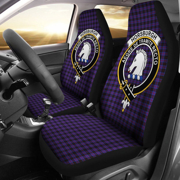 Horsburgh Clan Badge Classic Tartan Car Seat Cover