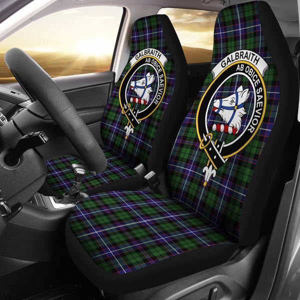 Galbraith Clan Badge Classic Tartan Car Seat Cover