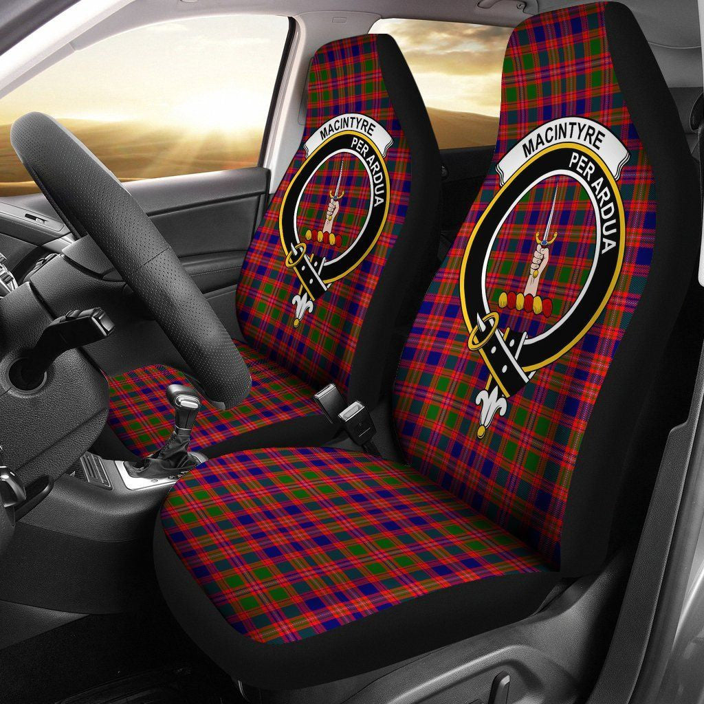 MacIntyre Clan Badge Classic Tartan Car Seat Cover