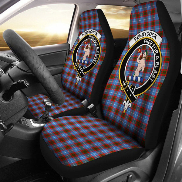 Pennycook (Edingburg) Clan Badge Classic Tartan Car Seat Cover