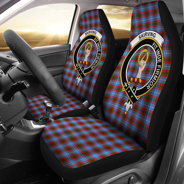 Skirving (Edingburg) Clan Badge Classic Tartan Car Seat Cover