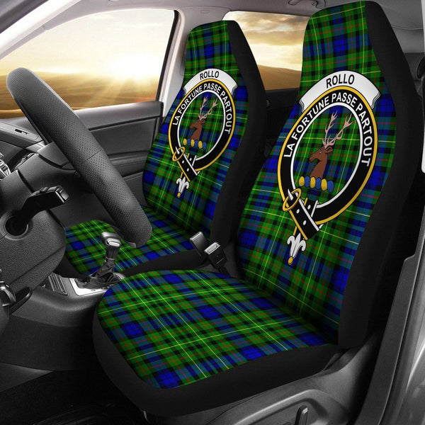 Rollo Clan Badge Classic Tartan Car Seat Cover