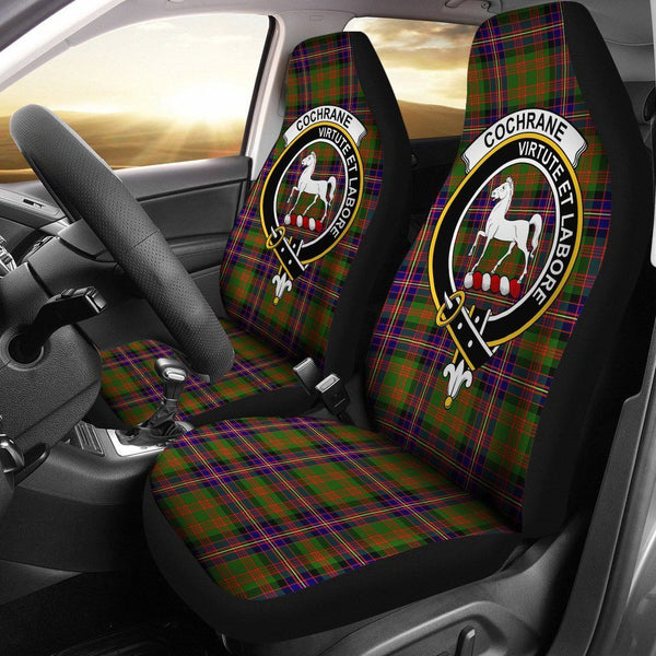 Cochrane Clan Badge Classic Tartan Car Seat Cover