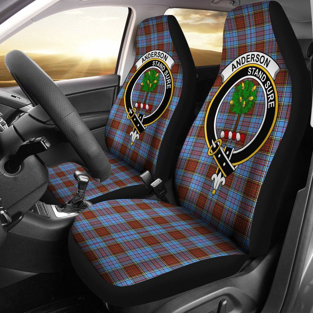 Anderson Clan Badge Classic Tartan Car Seat Cover