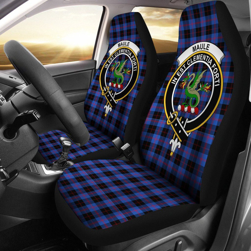 Maule Clan Badge Classic Tartan Car Seat Cover