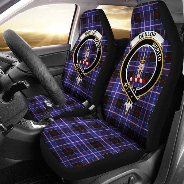 Dunlop Clan Badge Classic Tartan Car Seat Cover