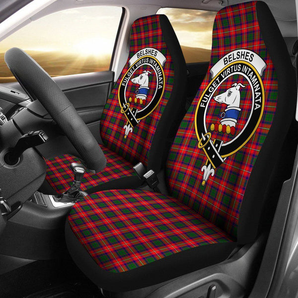 Belshe Clan Badge Classic Tartan Car Seat Cover