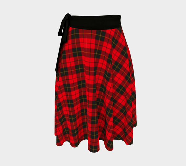 Wallace Weathered Tartan Classic Wrap Skirt