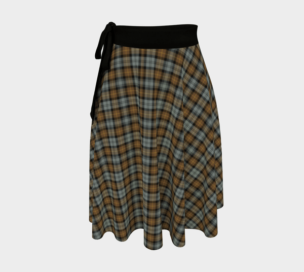 Gordon Weathered Tartan Classic Wrap Skirt