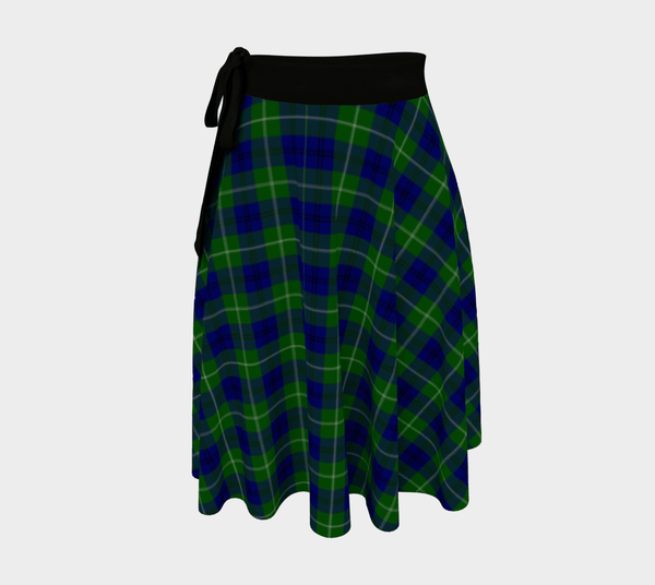 Oliphant Modern  Tartan Classic Wrap Skirt