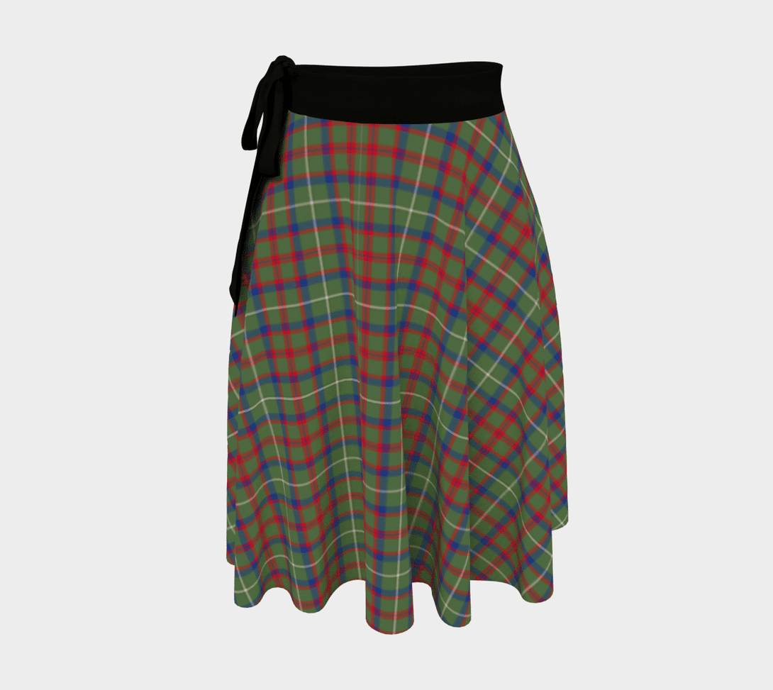 Shaw Green Modern Tartan Classic Wrap Skirt