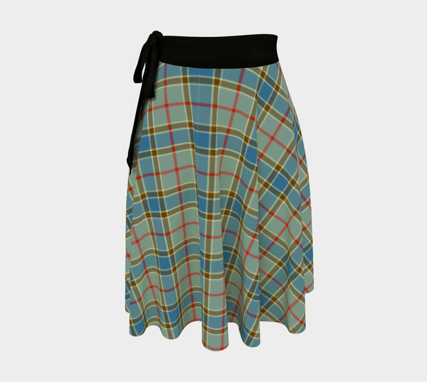 Balfour Blue Tartan Classic Wrap Skirt