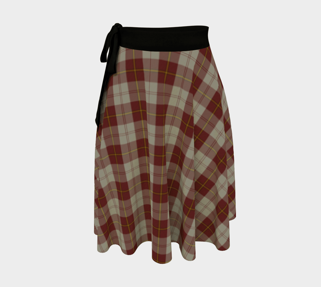 Cunningham Burgundy Dancers Tartan Classic Wrap Skirt