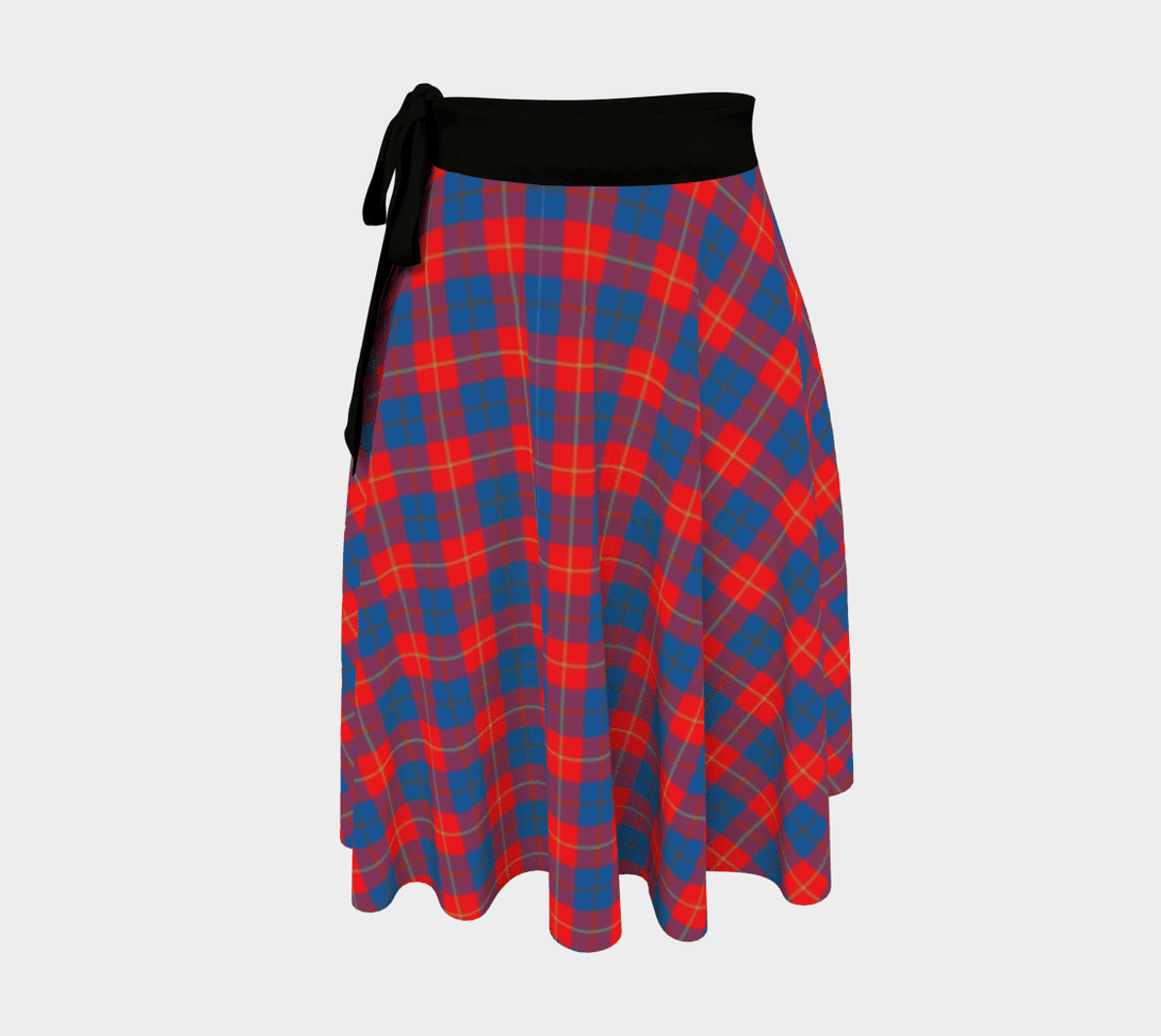 Galloway Red Tartan Classic Wrap Skirt