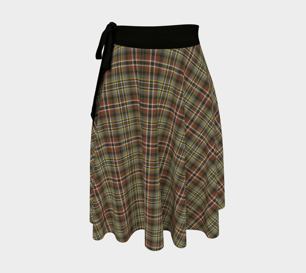 Scott Green Weathered Tartan Classic Wrap Skirt