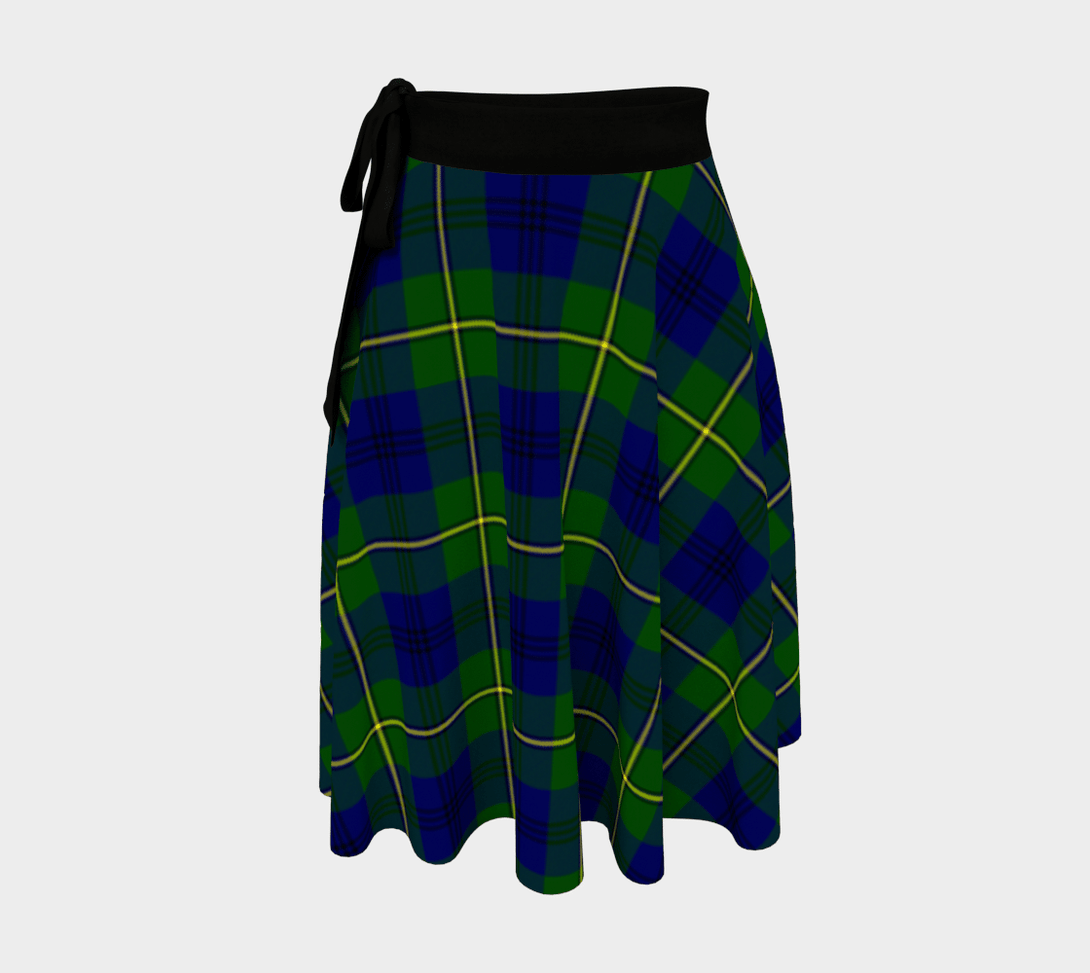 Johnston Modern Tartan Classic Wrap Skirt